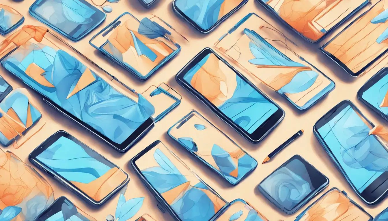 Estratégias de mensagens em massa no WhatsApp ilustradas por smartphones com balões de chat e ícones de dinheiro para aumentar a receita.