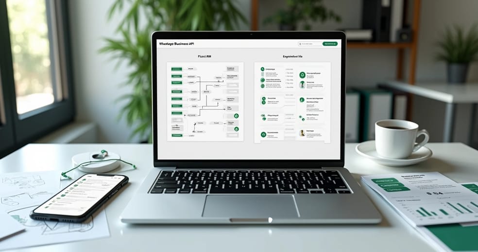 Comparação visual entre MM e MM Lite no painel de automação do WhatsApp